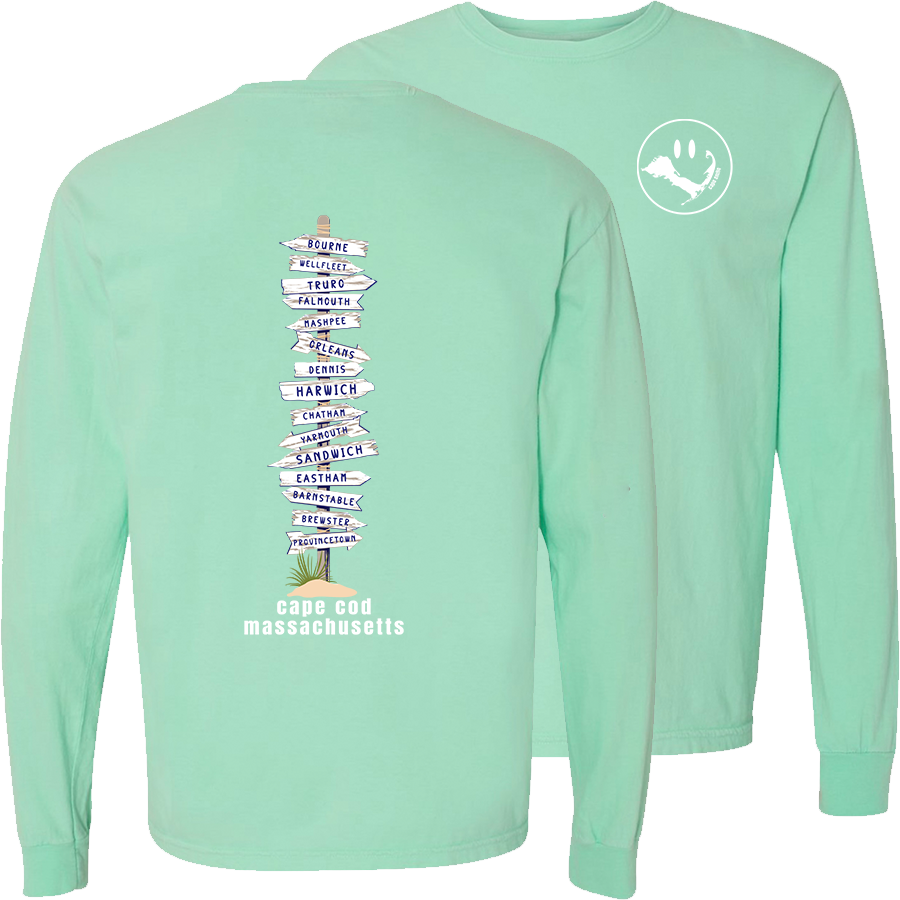 NEW Cape Towns Beach Sign Long Sleeve