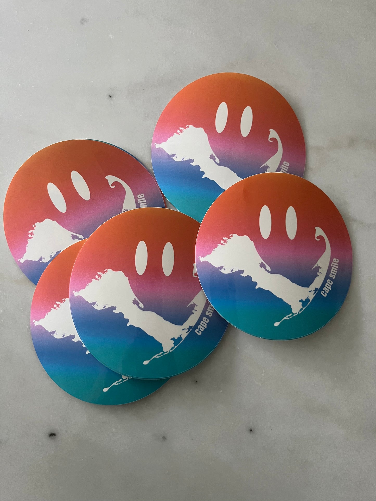 Sunset sticker