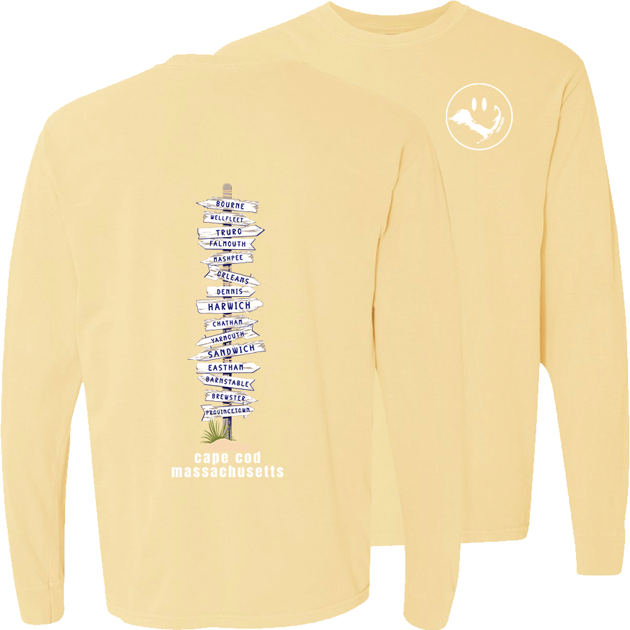 NEW Cape Towns Beach Sign Long Sleeve