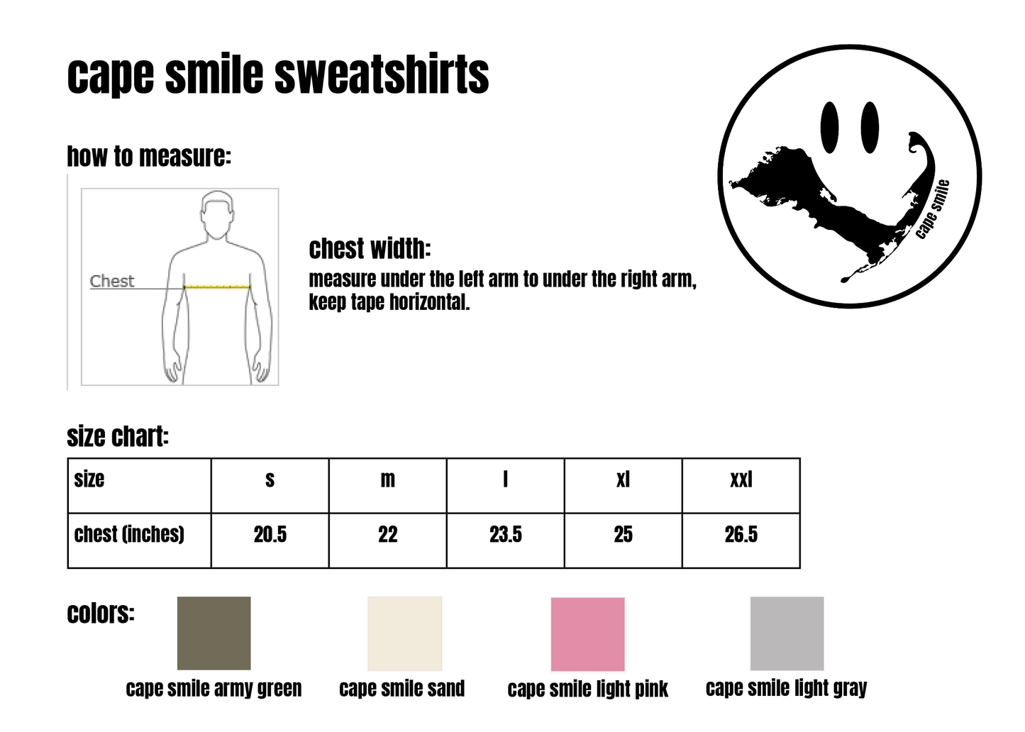 Cape Smile Midweight Crewneck