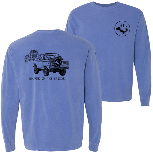 Bourne on the bridge pigment-dyed long sleeve