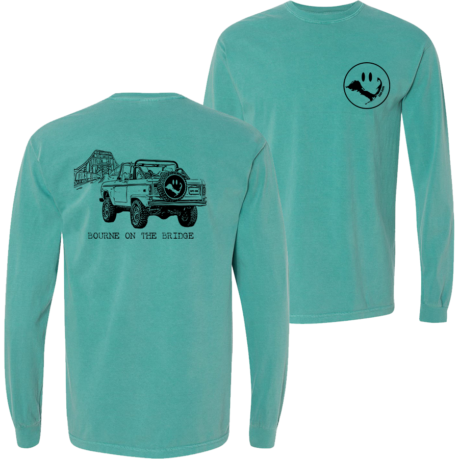 Bourne on the bridge pigment-dyed long sleeve